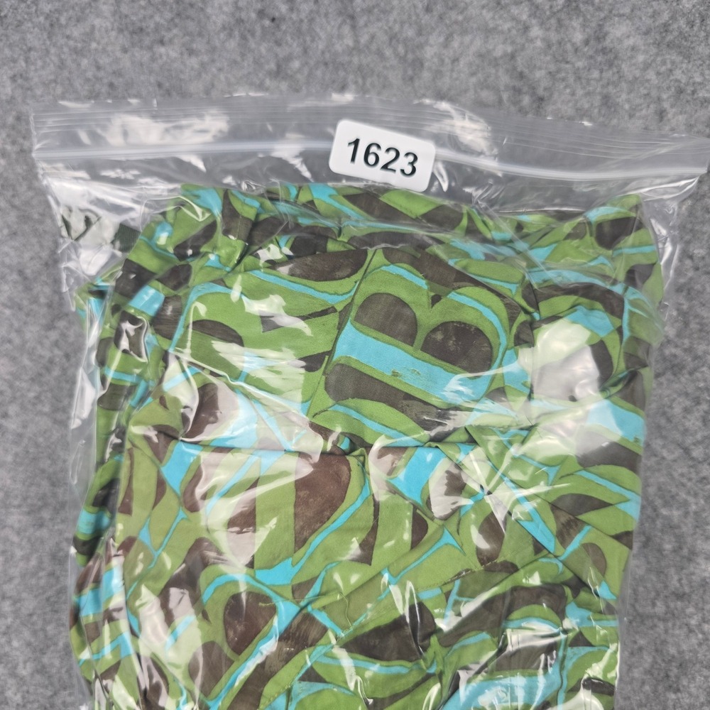 Burton Snowboard Jacket Mens L Green Teal All Over Logo Print Hooded Ski Coat - Picture 12 of 12